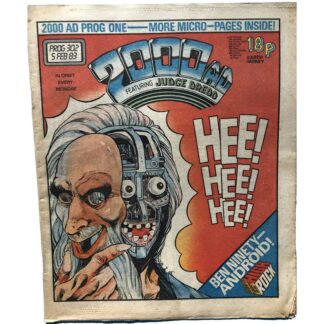 5th February 1983 - BUY NOW - 2000 AD - issue 302 - an original comic.