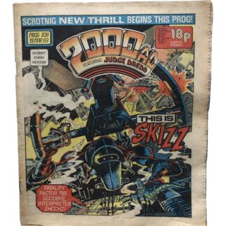 19th March 1983 - BUY NOW - 2000 AD - issue 308 - an original comic.