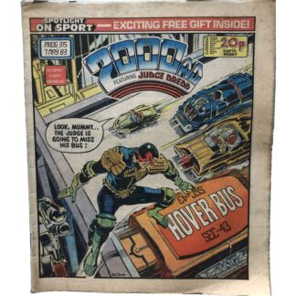 7th May 1983 - BUY NOW - 2000 AD - issue 315 - an original comic.