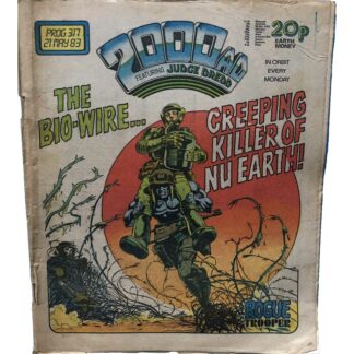 21st May 1983 - BUY NOW - 2000 AD - issue 317 - an original comic.