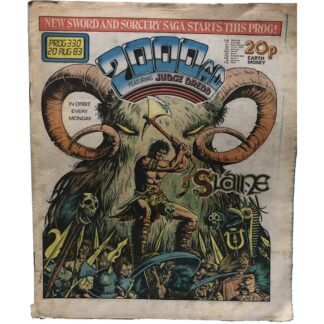 20th August 1983 - BUY NOW - 2000 AD - issue 330 - an original comic.