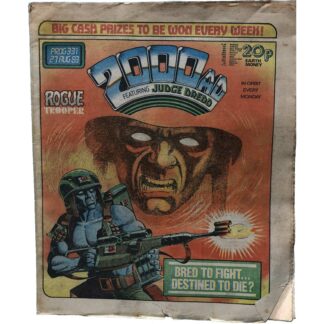 27th August 1983 - BUY NOW - 2000 AD - issue 331 - an original comic.