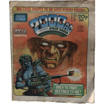 27th August 1983 - BUY NOW - 2000 AD - issue 331 - an original comic.