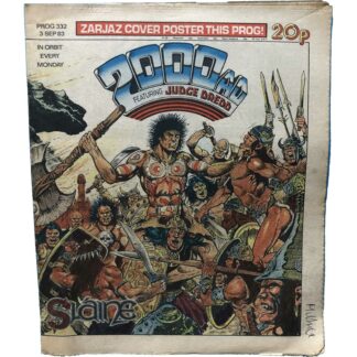 3rd September 1983 - BUY NOW - 2000 AD - issue 332 - an original comic.