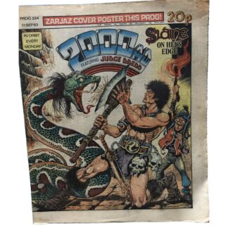 17th September 1983 - BUY NOW - 2000 AD - issue 334 - an original comic.