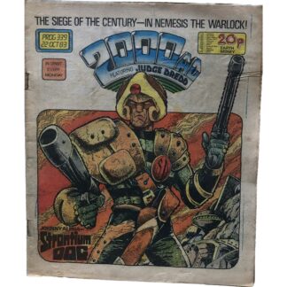 22nd October 1983 - BUY NOW - 2000 AD - issue 339 - an original comic.