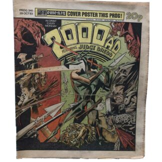 29th October 1983 - BUY NOW - 2000 AD - issue 340 - an original comic.