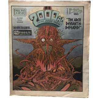 31st December 1983 - BUY NOW - 2000 AD - issue 349 - an original comic.