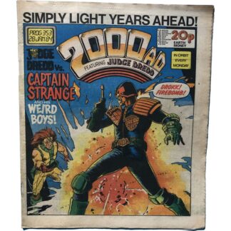 28th January 1984 - BUY NOW - 2000 AD - issue 353 - an original comic.