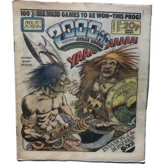25th February 1984 - BUY NOW - 2000 AD - issue 357 - an original comic.