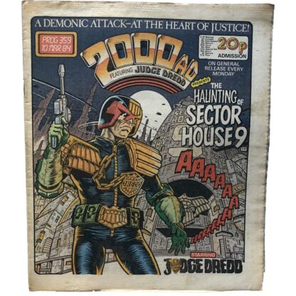 10th March 1984 - BUY NOW - 2000 AD - issue 359 - an original comic.