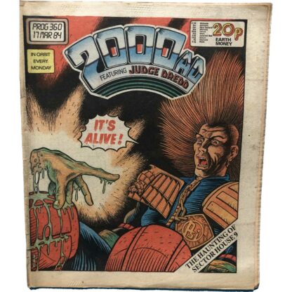 17th March 1984 - BUY NOW - 2000 AD - issue 360 - an original comic.
