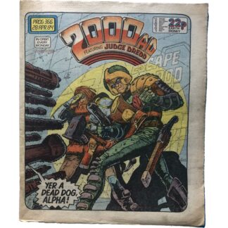28th April 1984 - BUY NOW - 2000 AD - issue 366 - an original comic.