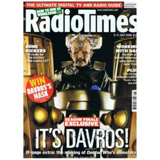 5th July 2008 - Radio Times - Dr Who - Davros