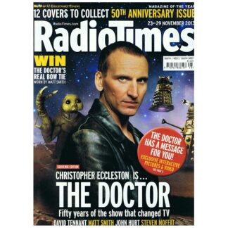 23rd November 2013 - Radio Times - Dr Who - Christopher Eccelston