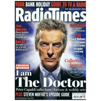 23rd August 2014 - Radio Times - Dr Who - Peter Capaldi