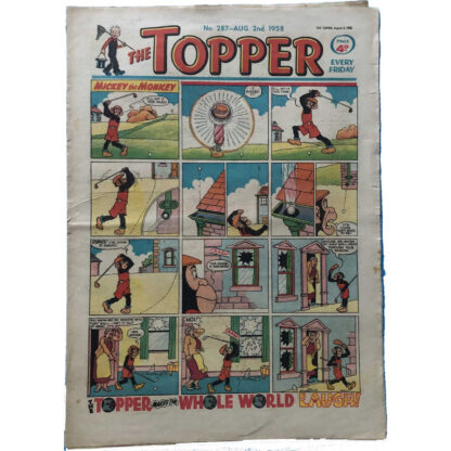 2nd August 1958 - The Topper - issue 287