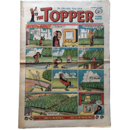 23rd August 1958 - The Topper - issue 290
