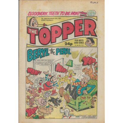 19th December 1987 - The Topper - issue 1820