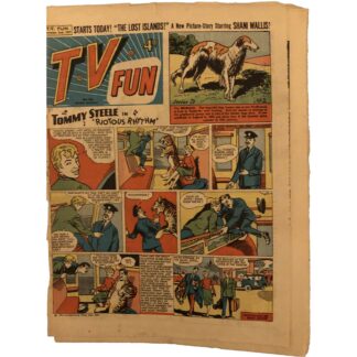 T.V Fun - 11th November 1957 - issue 216 - Tommy Steele