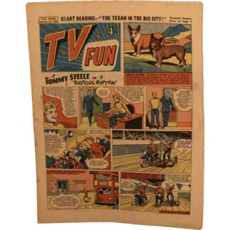 T.V Fun - 7th December 1957 - issue 221 - Tommy Steele