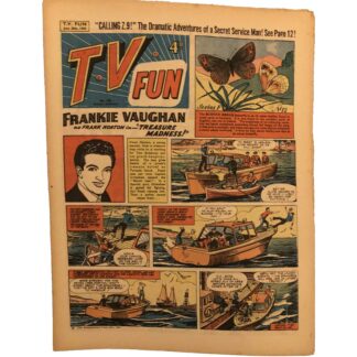 T.V Fun - 28th June 1958 - issue 250 - Frankie Vaughan