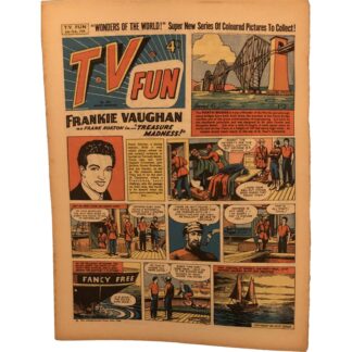 T.V Fun - 12th July 1958 - issue 252 - Frankie Vaughan