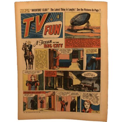T.V Fun - 16th August 1958 - issue 257 - Frankie Vaughan