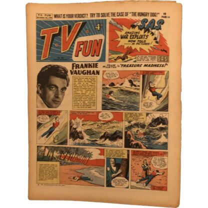 T.V Fun - 1st November 1958 - issue 268 - Frankie Vaughan