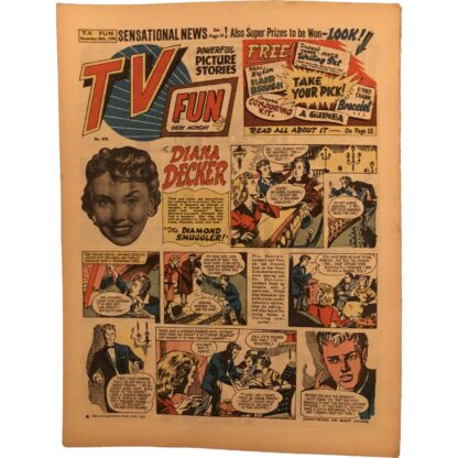 T.V Fun - 20th December 1958 - issue 275 - Diana Decker