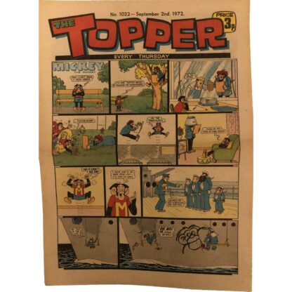 2nd September 1972 - The Topper - issue 1022