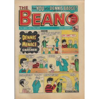 The Beano - 21st January 1978 - issue 1853