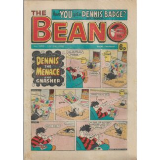 The Beano - 9th December 1978 - issue 1899