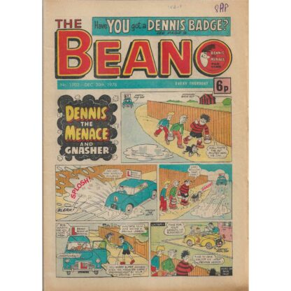 The Beano - 30th December 1978 - issue 1902