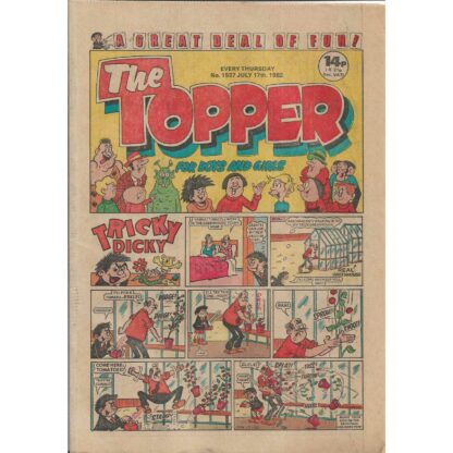 17th July 1982 - The Topper - issue 1537