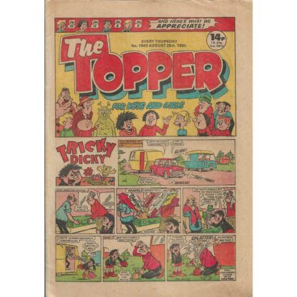 28th August 1982 - The Topper - issue 1543