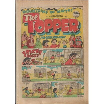 4th September 1982 - The Topper - issue 1544
