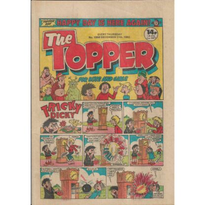 11th December 1982 - The Topper - issue 1558