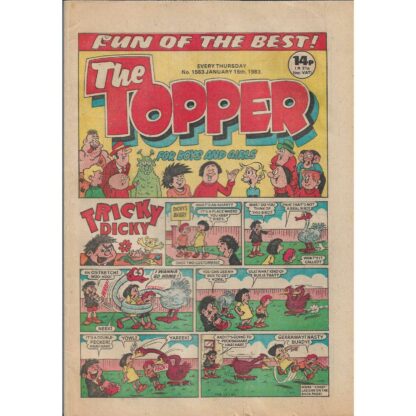 15th January 1983 - The Topper - issue 1563