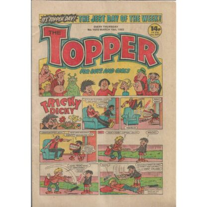 19th March 1983 - The Topper - issue 1572