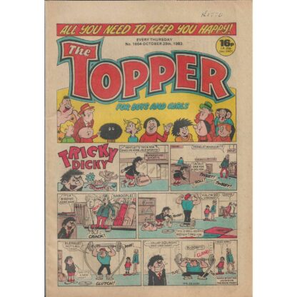 29th October 1983 - The Topper - issue 1604
