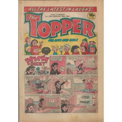 18th February 1984 - The Topper - issue 1620