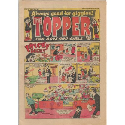 11th January 1986 - The Topper - issue 1719