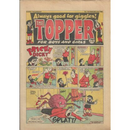 22nd February 1986 - The Topper - issue 1725