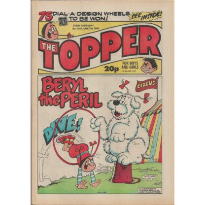 7th June 1986 - The Topper - issue 1740