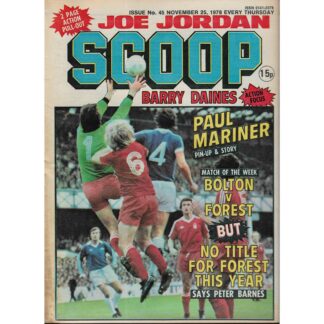 25th November 1978 - BUY NOW - Scoop comic - issue 45