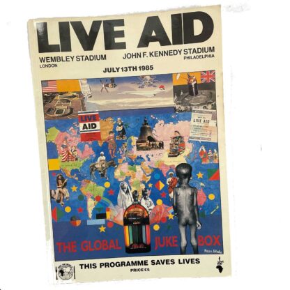 Live Aid 1985 - original programme