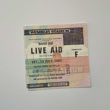 Live Aid 1985 - original ticket