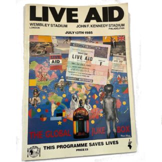 Live Aid 1985 - original ticket and programme